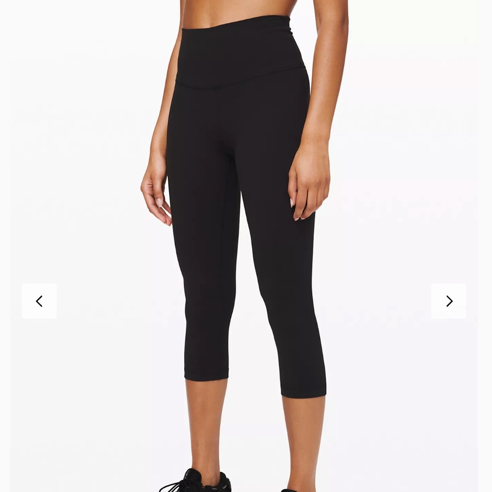 lululemon Align High-Rise Crop 21", size 8 black